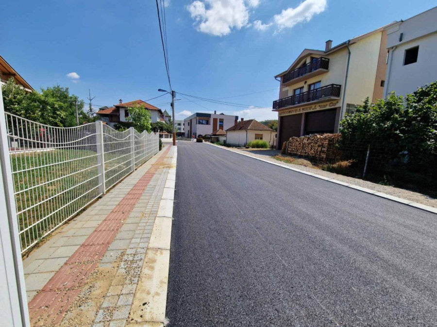 Asfaltirana još jedna ulica u Leskovcu FOTO