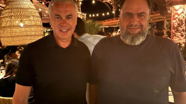 Terzić i Marinakis razvijaju bratstvo Zvezde i Olimpijakosa FOTO