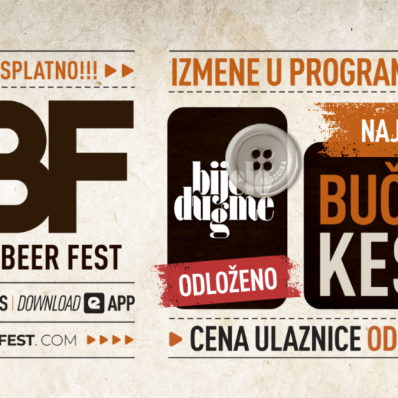 Odložen koncert Bijelog Dugmeta 30. avgusta na Belgrade Beer Festu: Ovo je novi datum koncerta
