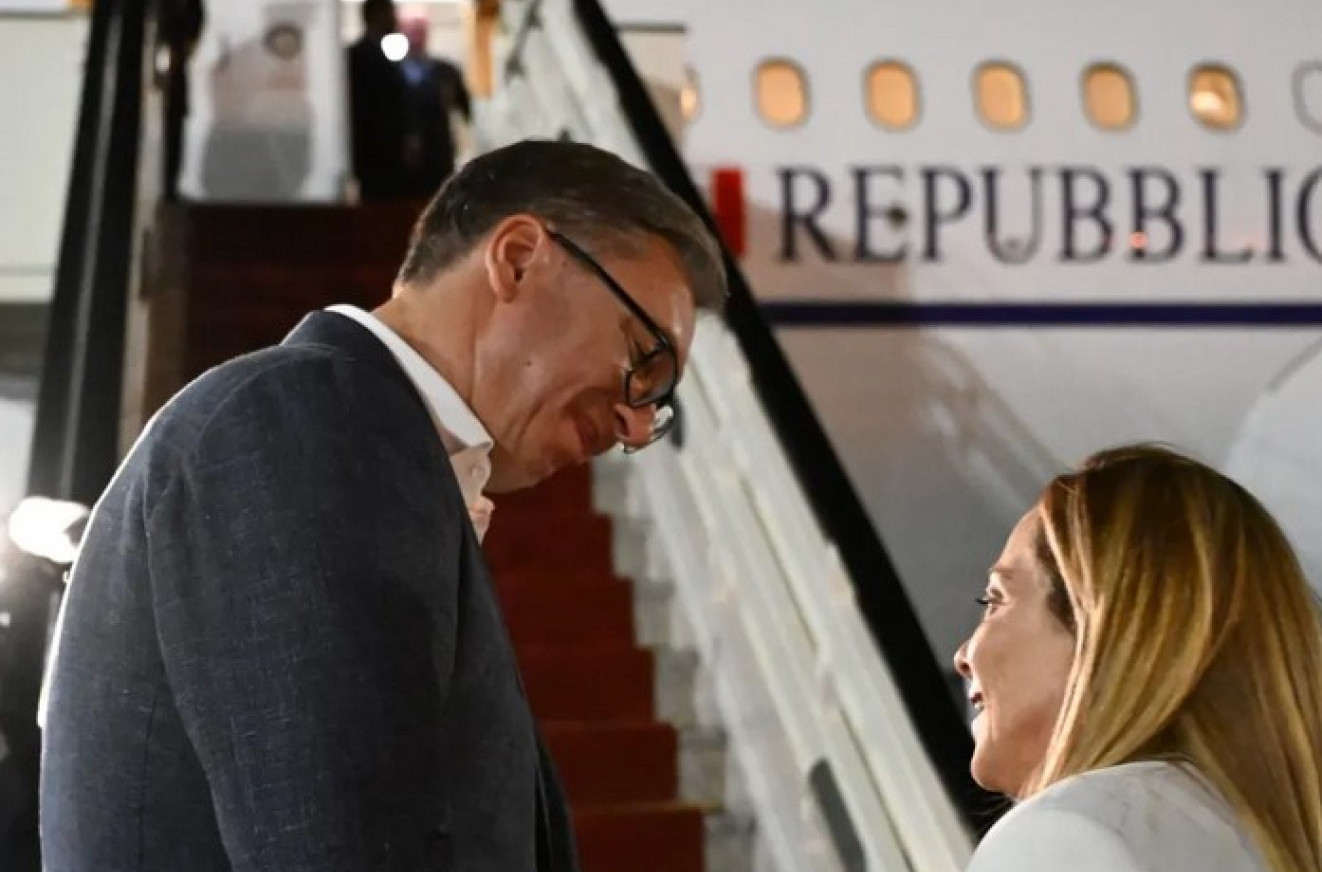 Vučić ispratio Đorđu Meloni: "Poseta u duhu iskrenog partnerstva" FOTO