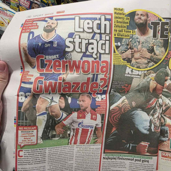 Poljaci pesimisti: "Leh gubi od Zvezde?" FOTO