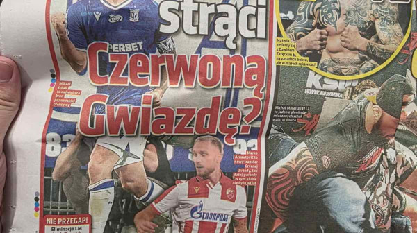 Poljaci pesimisti: "Leh gubi od Zvezde?" FOTO