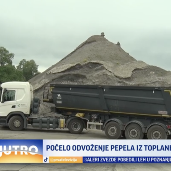Počelo odvoženje pepela iz kragujevačke toplane VIDEO