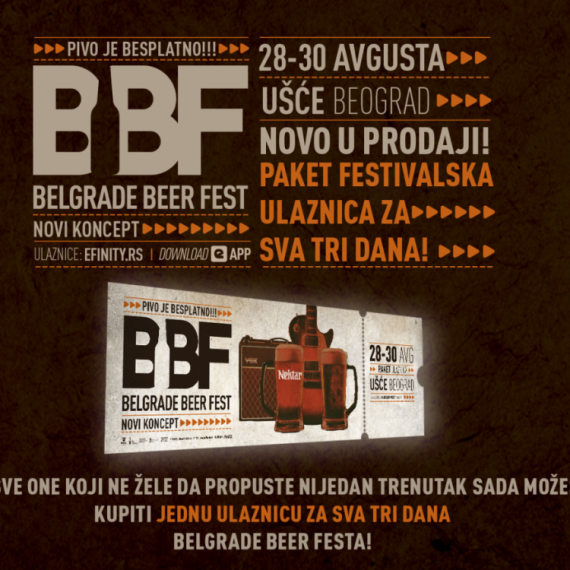 Nova kategorija ulaznica za Belgrade Beer Fest 2025: Dostupan paket ulaznica za sva tri dana