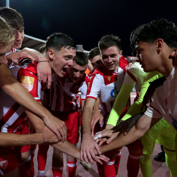 Zvezdin tim koji je završio meč sa TSC star 21,09 godina