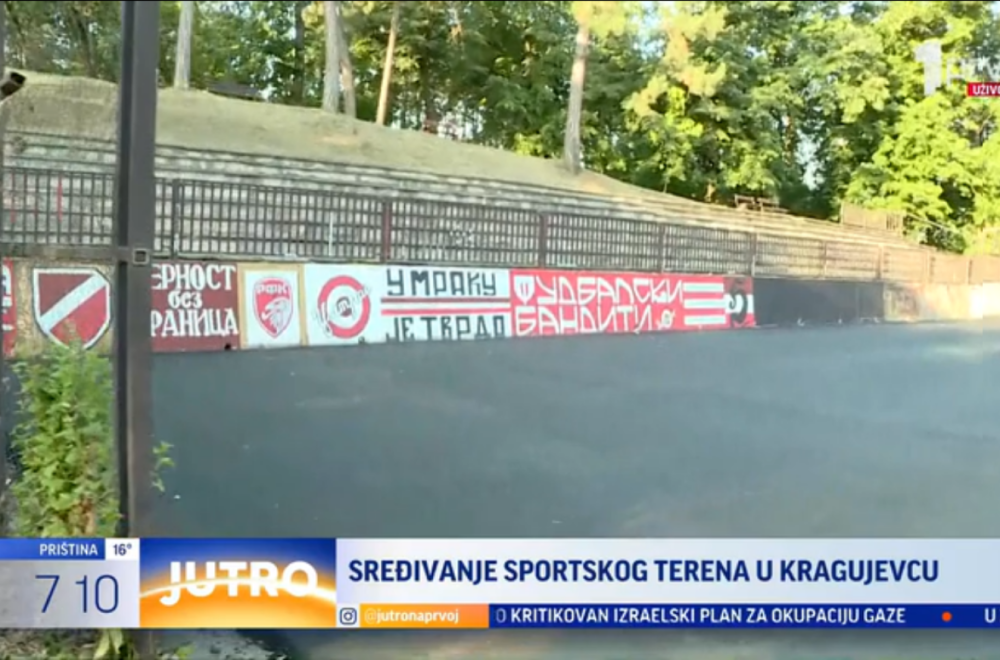 Rekonstruisan još jedan sportski teren u Kragujevcu VIDEO