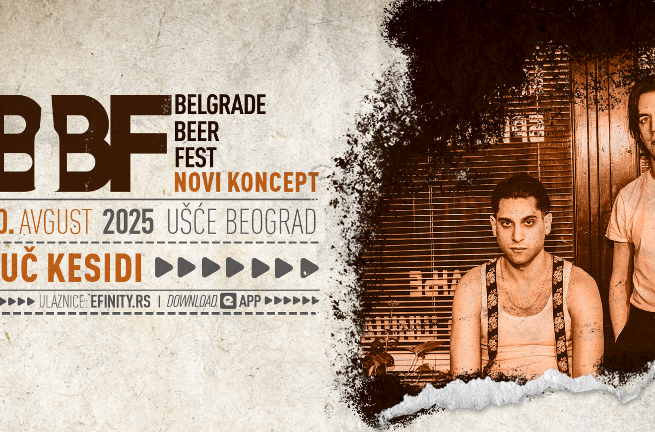 Buč Kesidi na Belgrade Beer Festu: "Moderne veze" uživo na Ušću