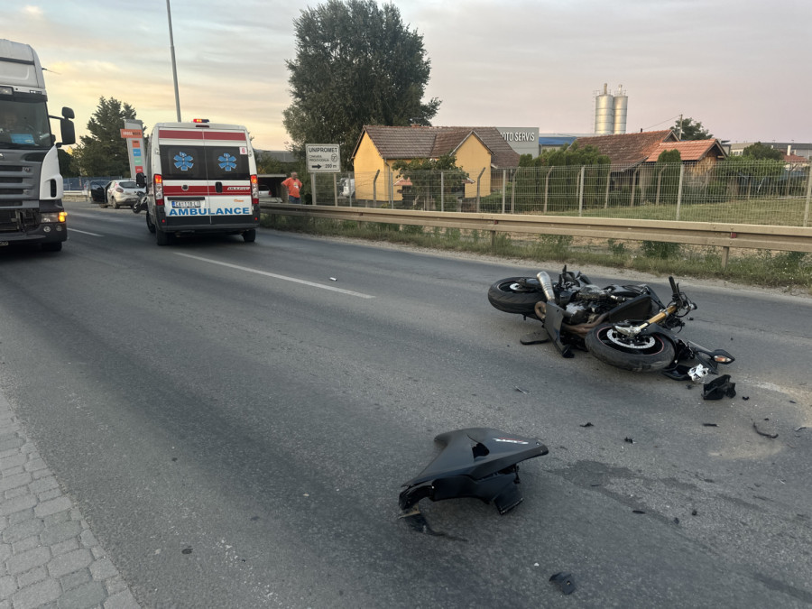 Teška saobraćajna nesreća kod Čačka: Povređen motociklista FOTO/VIDEO