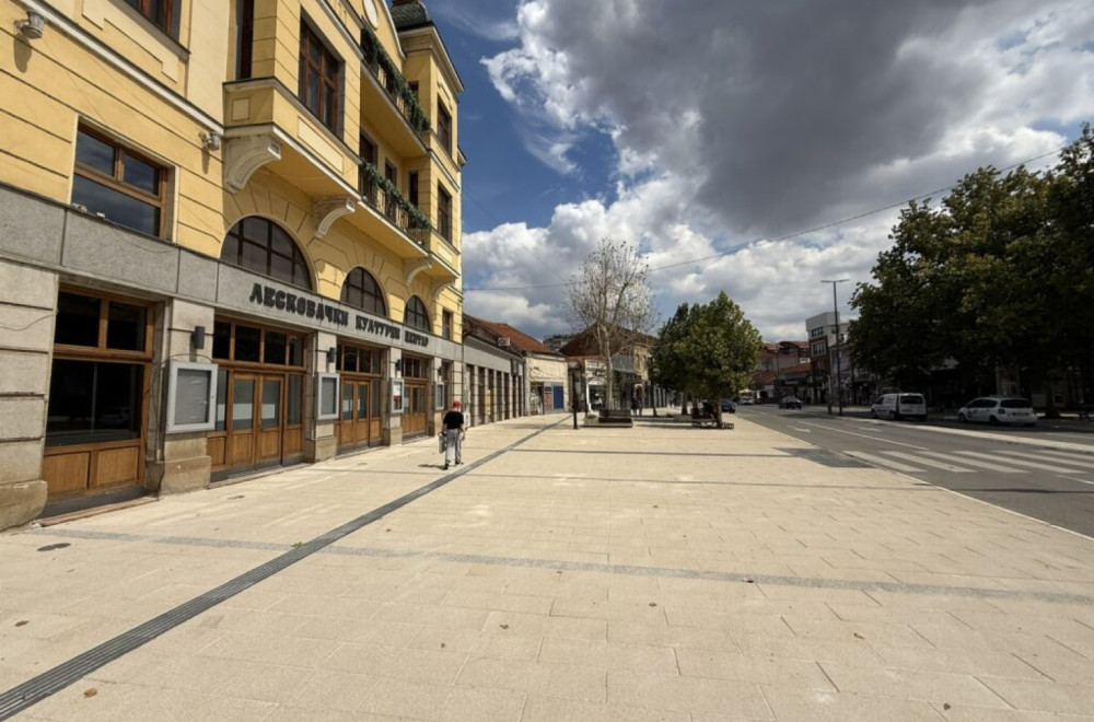 Centar Leskovca u novom sjaju: Najfrekventniji deo grada blista FOTO