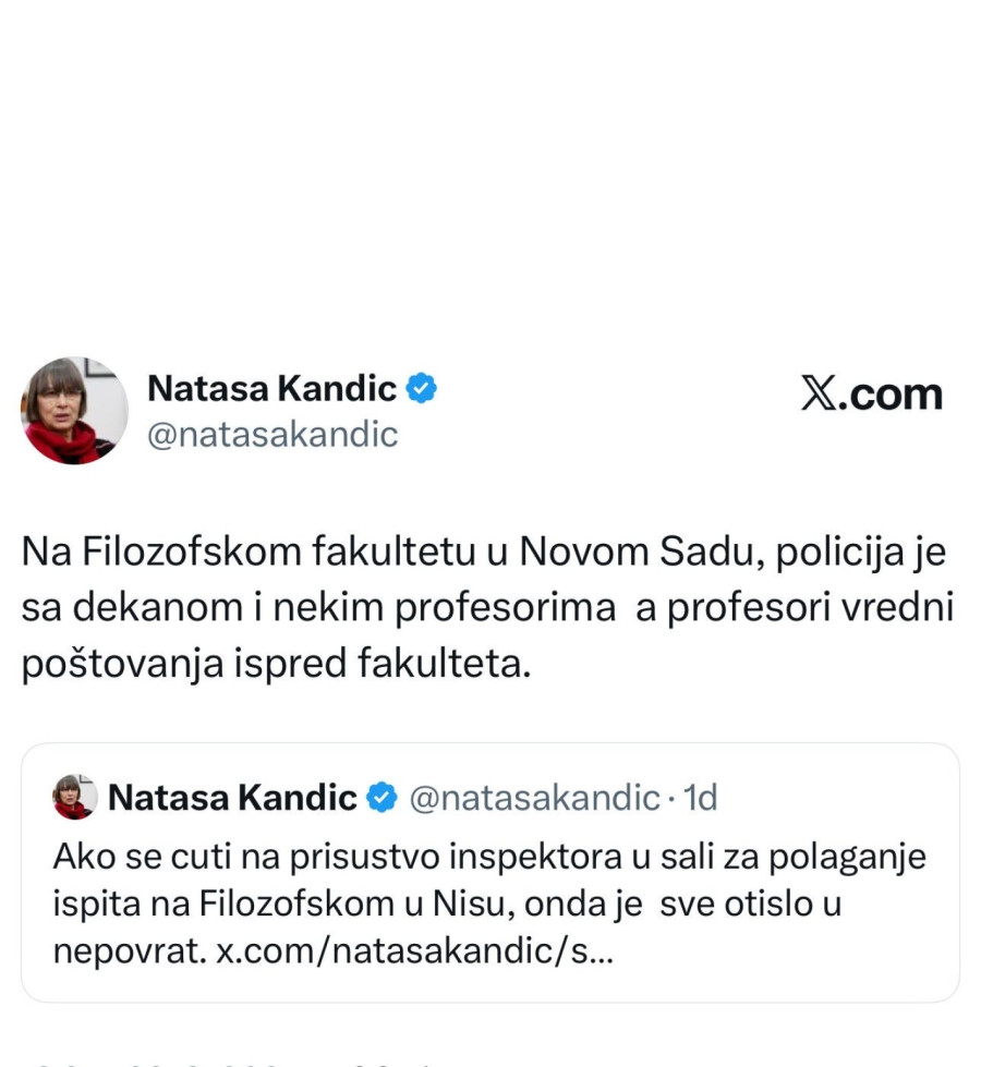 Nataša Kandić čvrsto uz separatiste u Novom Sadu FOTO