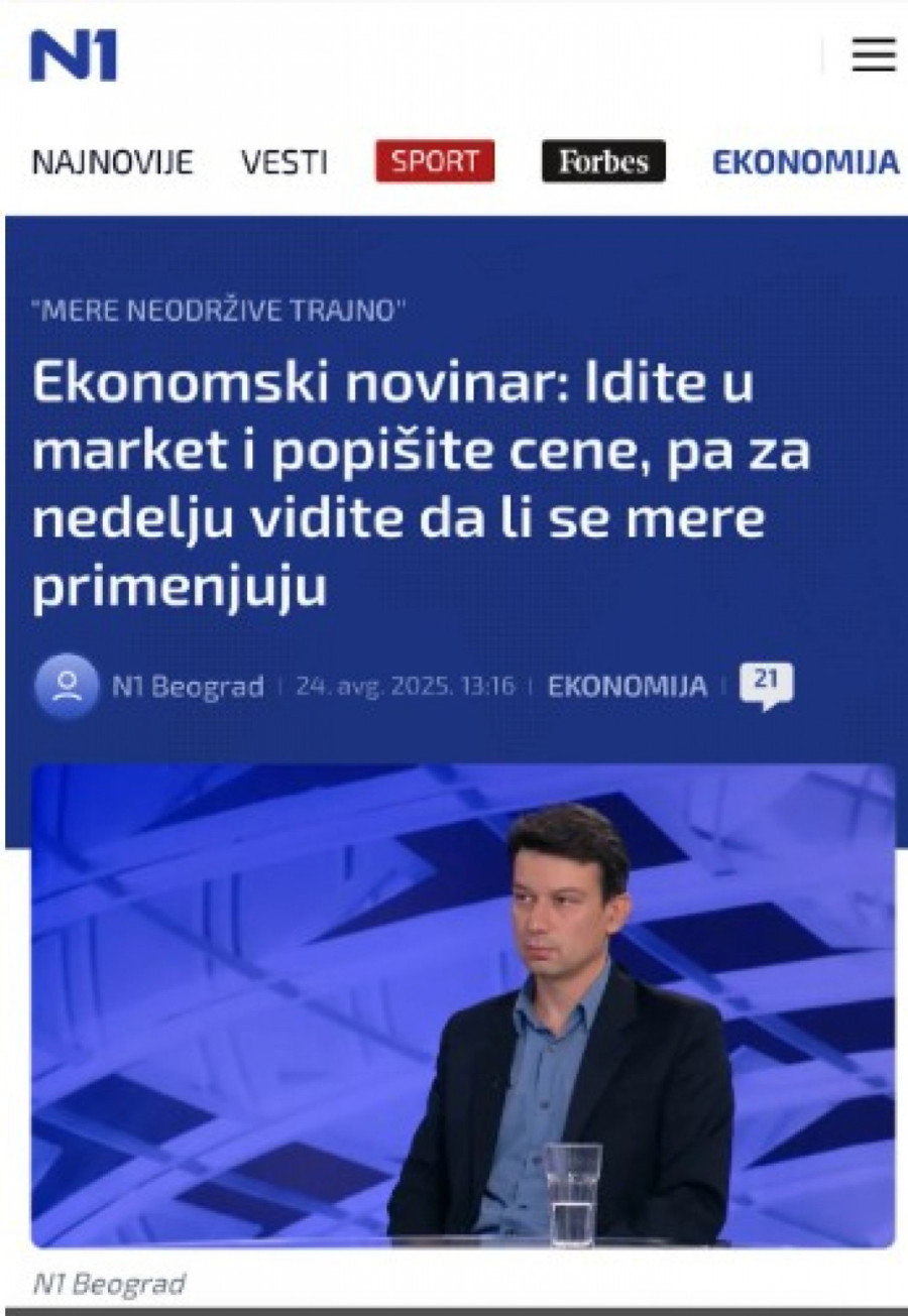 N1 ponovo obmanjuje građane: Stručnjak savetuje ono što je Mali već uradio