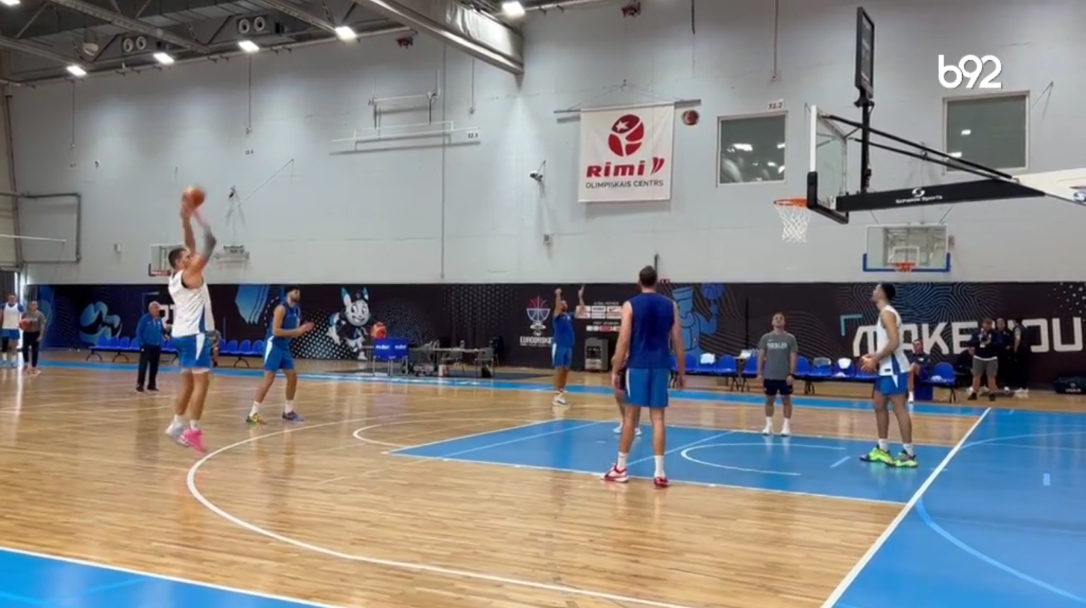 B92.sport na treningu Srbije: Jokić raspoložen, "Orlovi" su spremni za Češku VIDEO