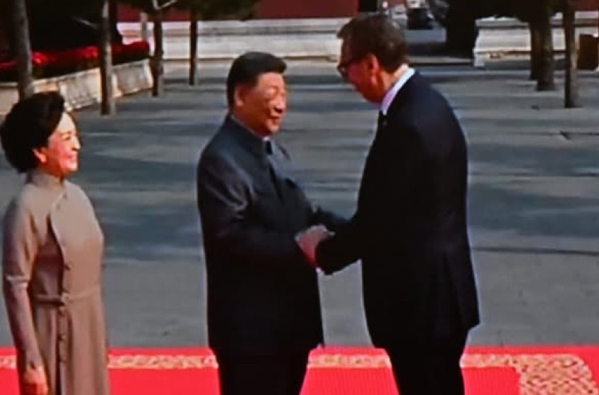 Vučić at the military parade in China: "Grateful for the sincere friendship towards our Serbia" PHOTO