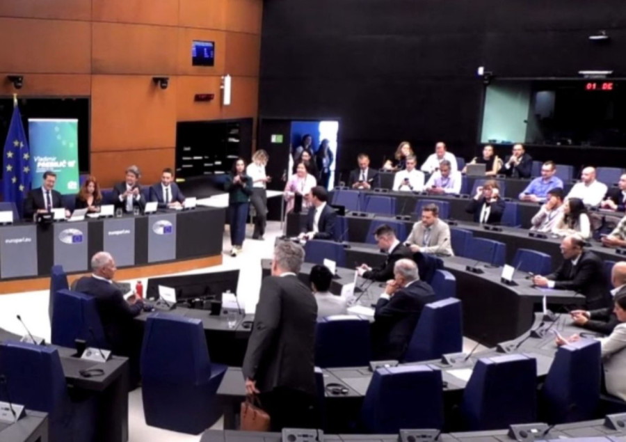 Blokaderski fijasko u Strazburu: Prazna sala za napade na Srbiju i Vučića FOTO