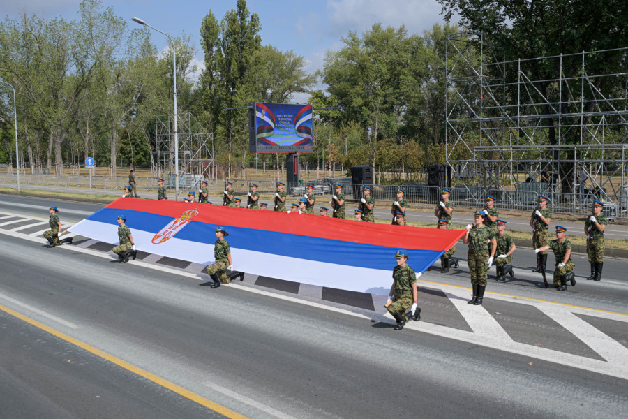 Big military parade tomorrow in Belgrade - here