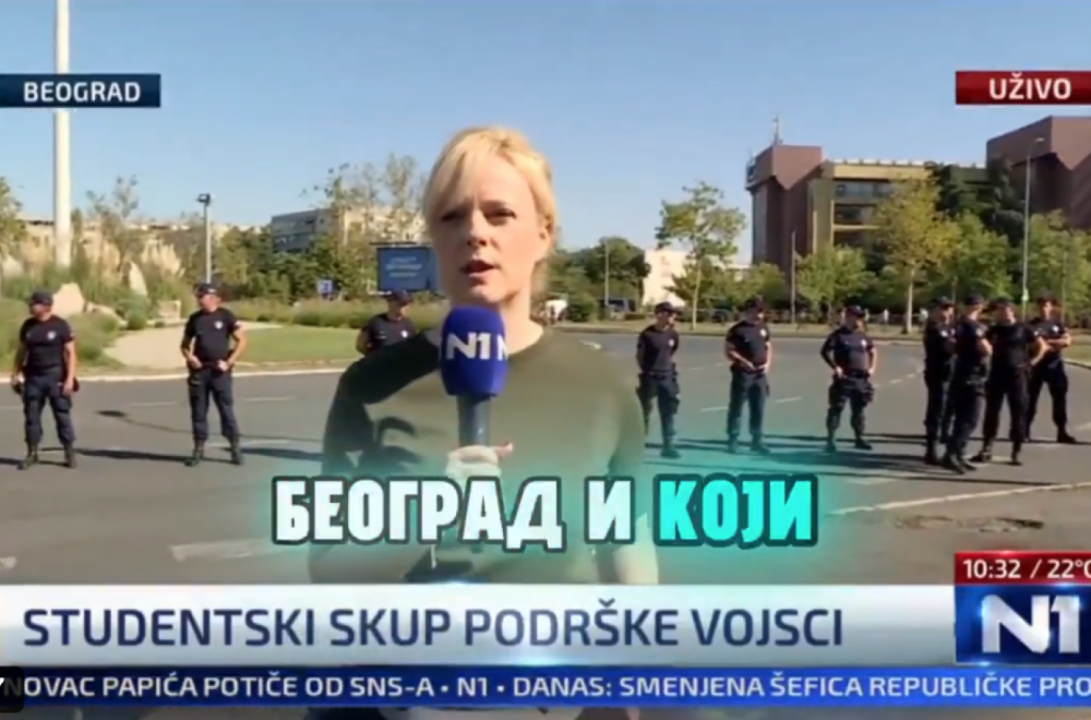 Skandalozno izveštavanje N1: "SNS pristalice istovaraju uz autobusa" VIDEO