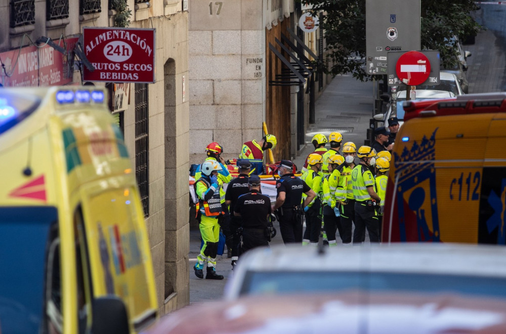 "Osetio se strašan potres"; Srušila se zgrada u samom centru Madrida: Traga se za nestalima FOTO/VIDEO