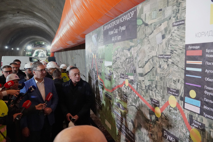Ovo je najduži tunel u Srbiji; Vučić na Iriškom vencu: Mačva i Srem biće ispresecani putevima FOTO/VIDEO