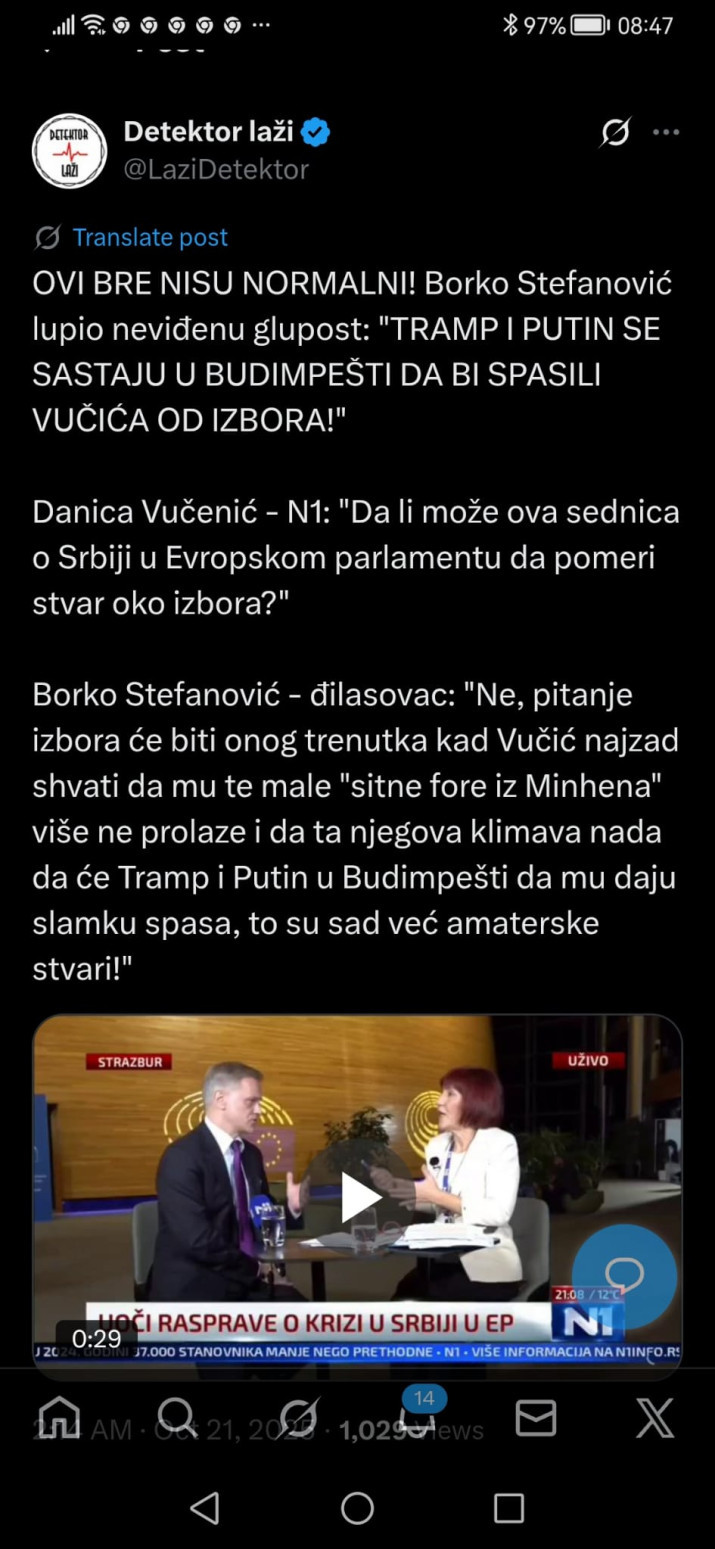 Borko Stefanović: U Strazburu smo se izborili za rezoluciju kojom tražimo da Srbiji budu uvedene sankcije