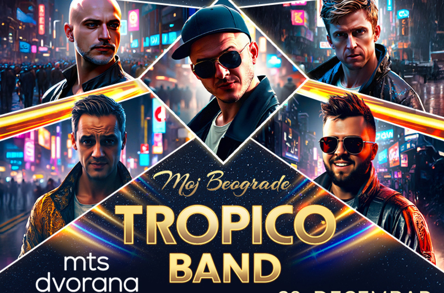 "Tropico bend" ponovo pred Beograđanima: 29. decembra u mts Dvorani