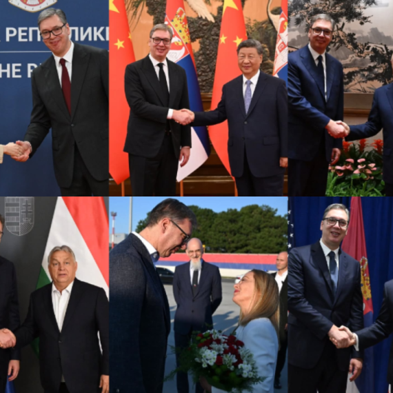 Srbija za stolom sa svetom u 2025. godini: Dok protesti donose sukobe, diplomatija jača poziciju Srbije FOTO