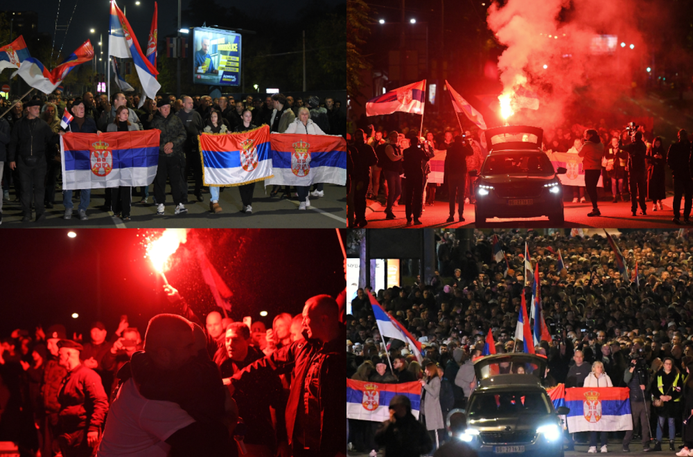 Nepregledna kolona ljudi na Trgu Nikole Pašića; Veličanstven doček Srba sa KiM: "Uvek su uz Srbiju" FOTO/VIDEO