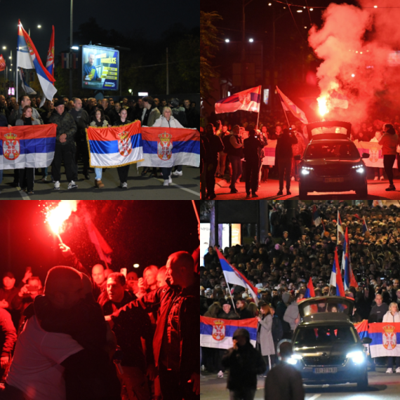 Nepregledna kolona ljudi na Trgu Nikole Pašića; Veličanstven doček Srba sa KiM: "Uvek su uz Srbiju" FOTO/VIDEO