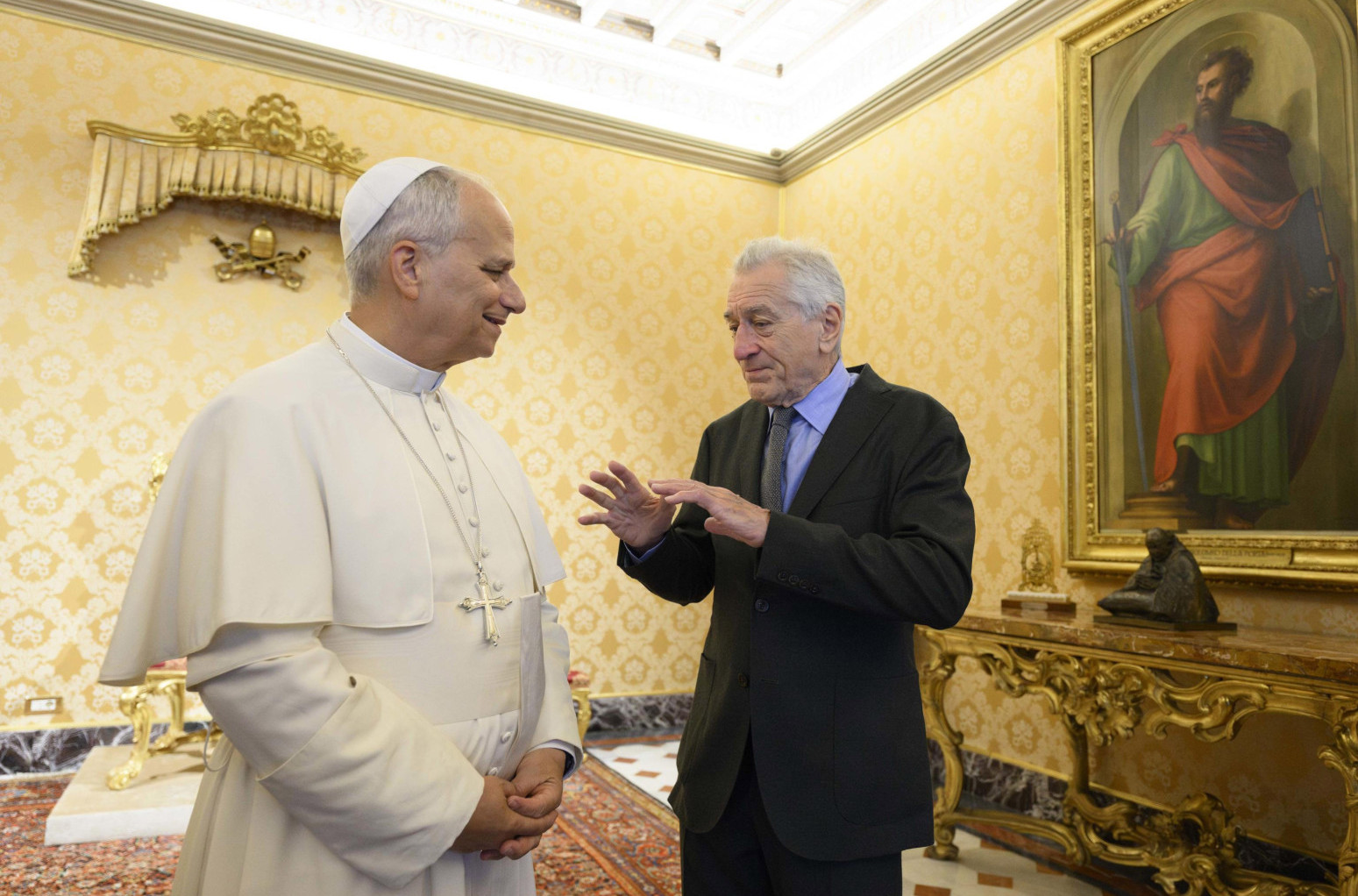 Papa Lav XIV se sreo sa holivudskom legendom Robertom De Nirom FOTO/VIDEO