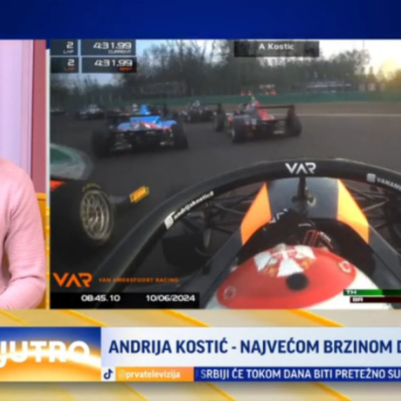 Mladi Srbin u predvorju Formule 1 VIDEO