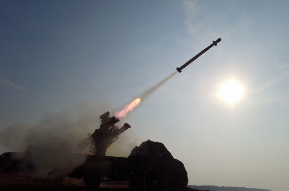 Middle East on fire; Iran fires a volley of missiles PHOTO