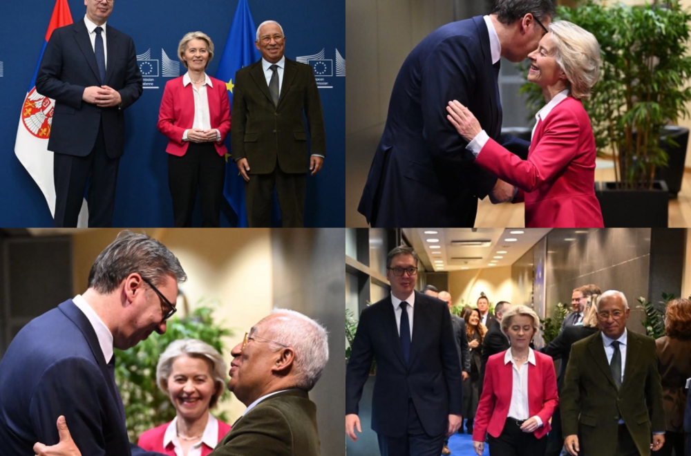 Vučić in Brussels with the two most important EU leaders; Dinner with Ursula von der Leyen and António Costa