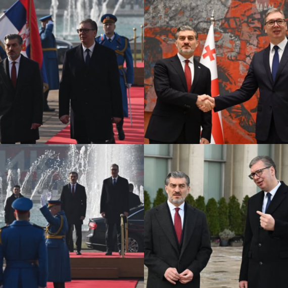 Vučić razgovarao sa Kavelašvilijem; Održan sastanak delegacija; Priređena svečana večera FOTO/VIDEO
