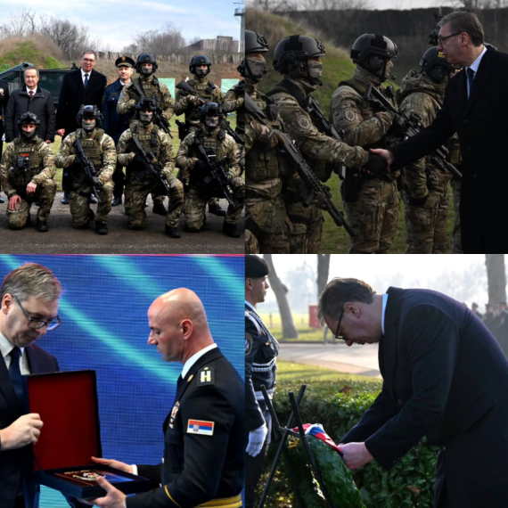 Vučić dobio priznanje od SAJ-a: Vi ste blago svake države, zahvalan sam što štitite zemlju FOTO/VIDEO