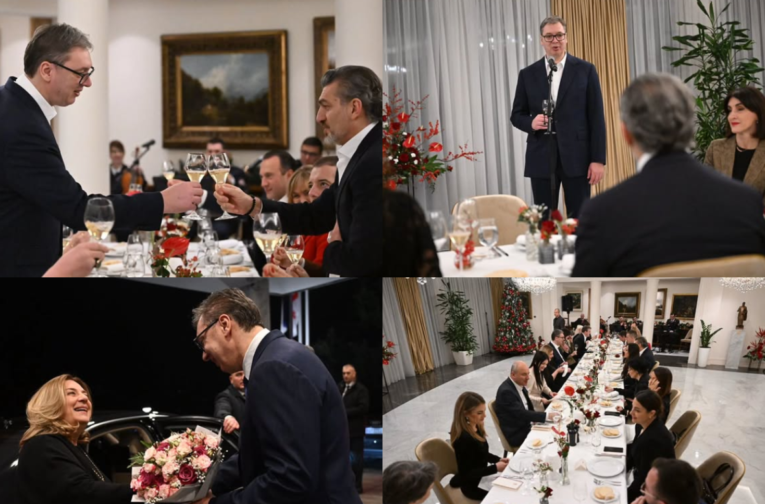 Vučić na večeri sa Kavelašvilijem: Naše zemlje povezuju zajedničke vrednosti; Verujem u još bolje odnose FOTO