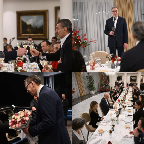 Vučić na večeri sa Kavelašvilijem: Naše zemlje povezuju zajedničke vrednosti; Verujem u još bolje odnose FOTO