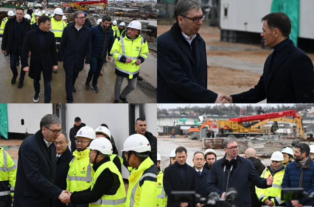 Vučić at Staro Sajmište: Inspects works on the New Sava Bridge PHOTO/VIDEO