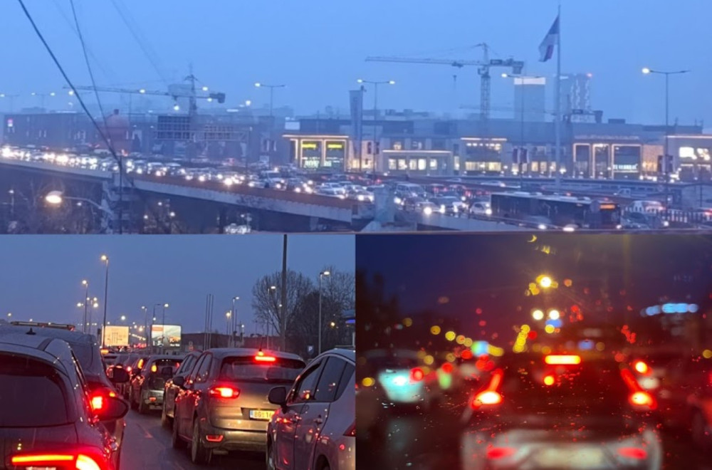 Kolaps u Beogradu – kolone su nepregledne FOTO/VIDEO