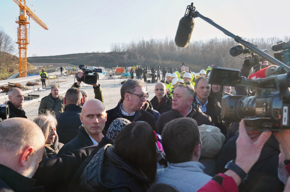 Vučić obišao radove na Dunavskom koridoru: "Završićemo do kraja sledeće godine" FOTO/VIDEO