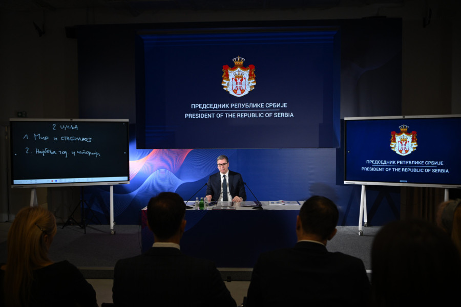 Vučić at the Annual Press Conference: Two goals for 2026 – Peace and stability, and the best year in history