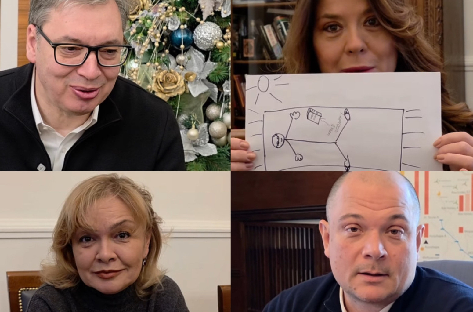 Vučić objavio šta su mu saradnici poželeli za NG: Najzanimljivija je želja Suzane Vasiljević VIDEO