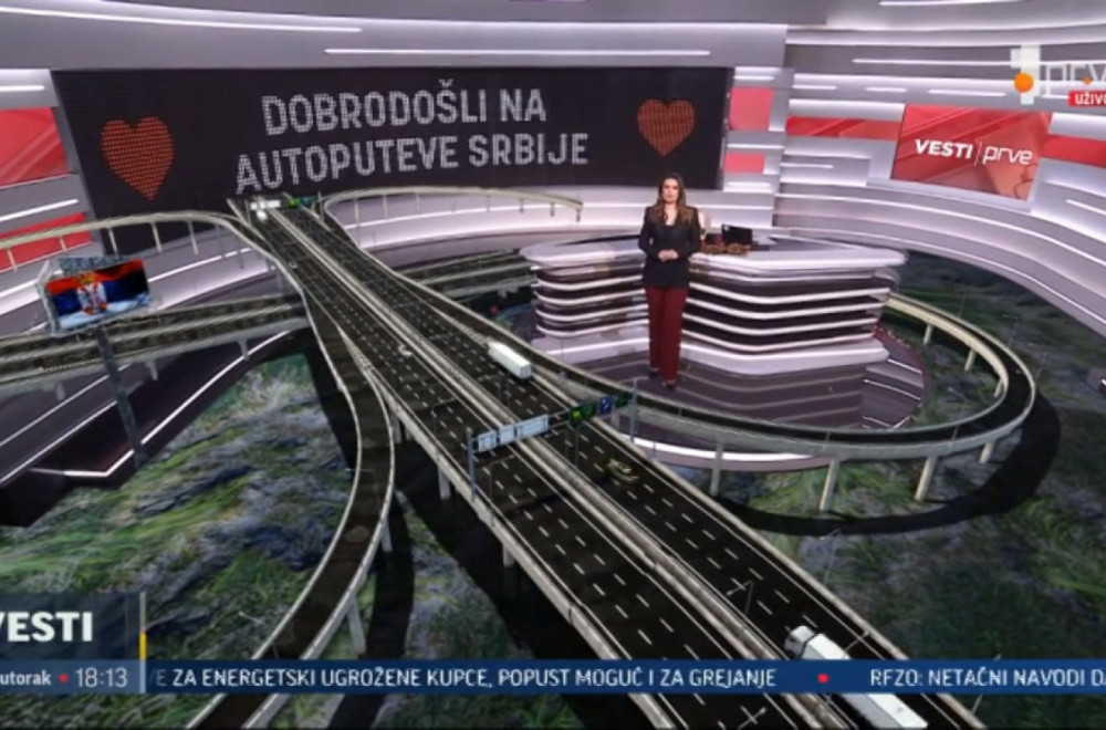 Dobrodošli na autoputeve Srbije: TV Prva pomera granice, najsavremenija AR tehnologija uživo u programu VIDEO