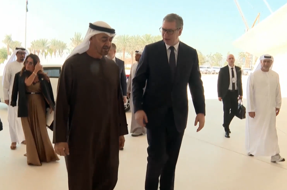 Vučić meets with bin Zayed in Abu Dhabi: Panel "Partnership and Cooperation in the Field of Energy"