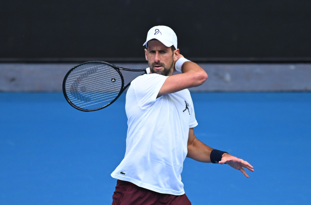 Djokovic sparred for an hour, Sinner in easy rhythm ahead of clash with the GOAT – PHOTO