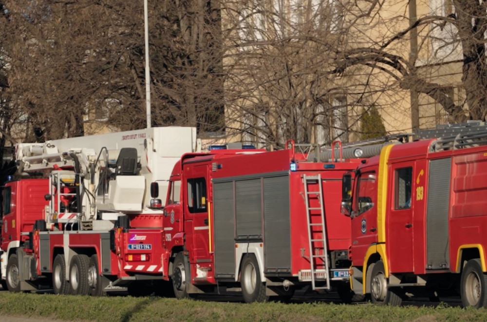 Fire on Terazije; Large number of firefighters on site