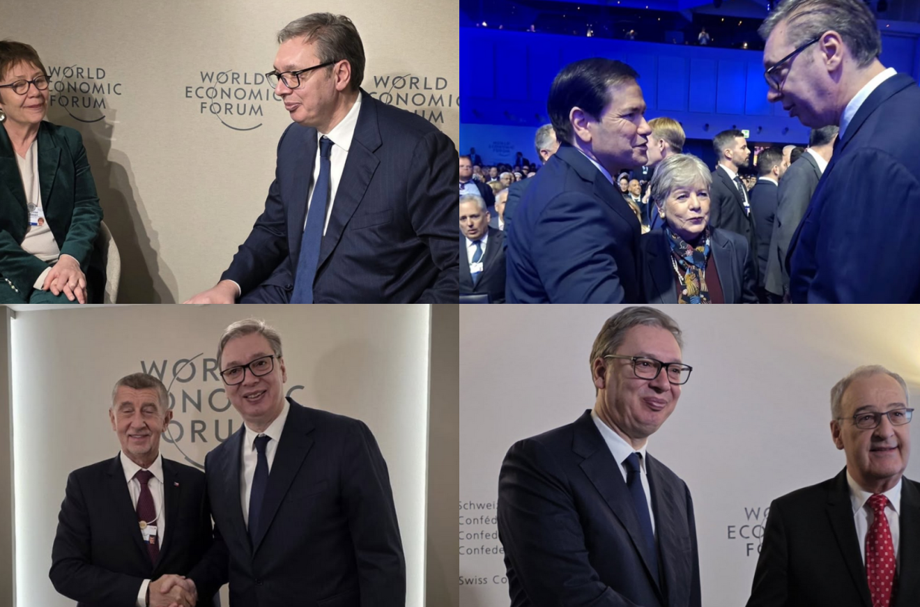 Ključan trenutak u Davosu; Tramp napao Evropu; Vučić se sastao sa više od 30 svetskih lidera FOTO/VIDEO