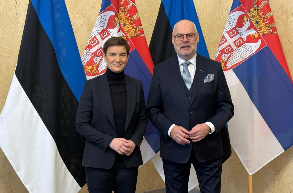 Brnabić: Radićemo na većem razumevanju i zbližavanju Srbije i Estonije VIDEO