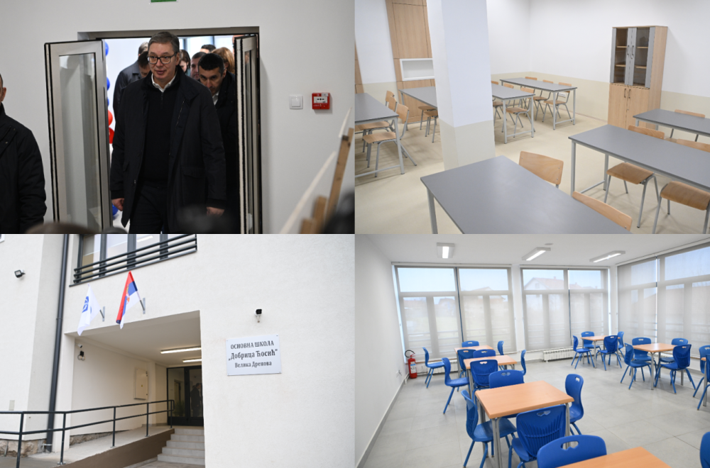 School in Velika Drenova opened: Works worth 324 million dinars; Vučić: We need to bring in an Investor