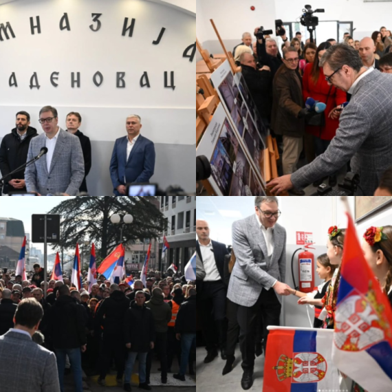 Vučić in Mladenovac: "There's nothing more important than caring for our children; we fight for our citizens"
