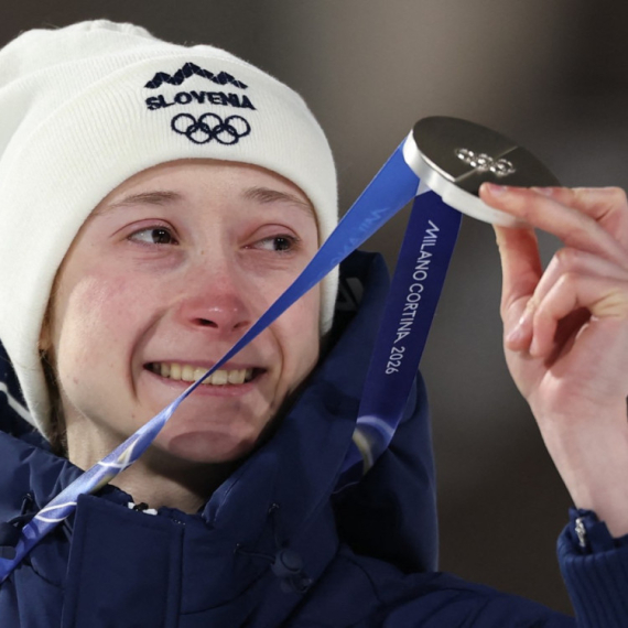 Nika Prevc ostala bez zlata za 1,1 poen