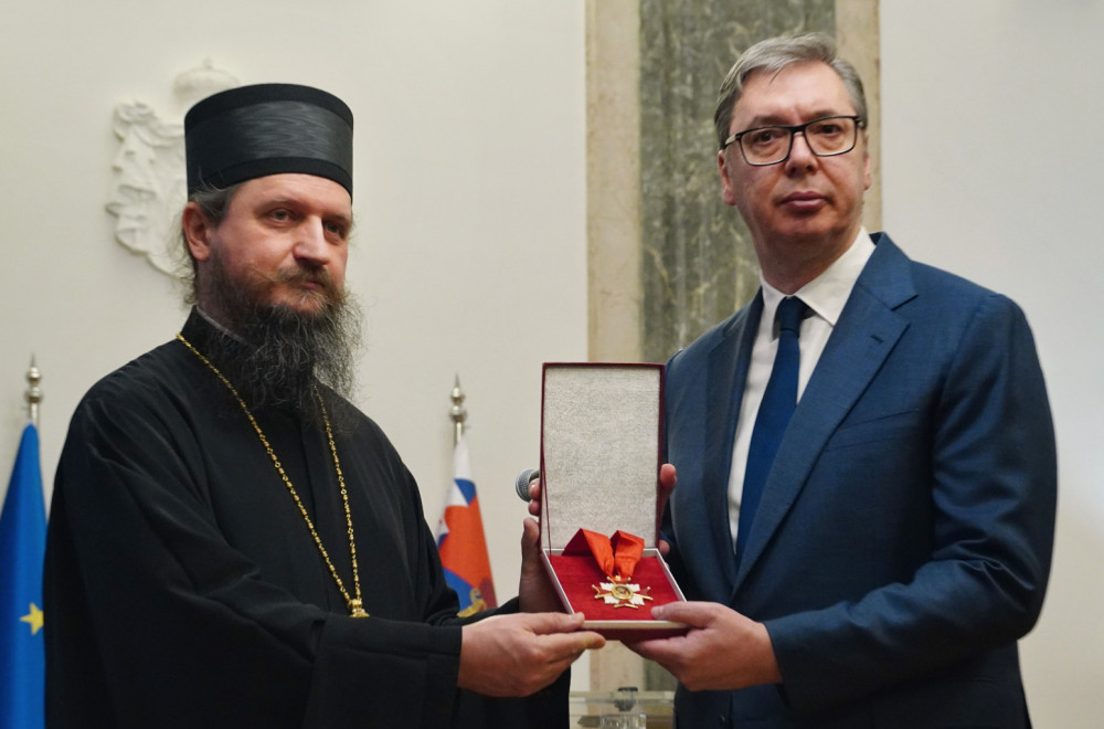 President Aleksandar Vučić has been awarded the Order of the New Martyrs of Bihać-Petrovac